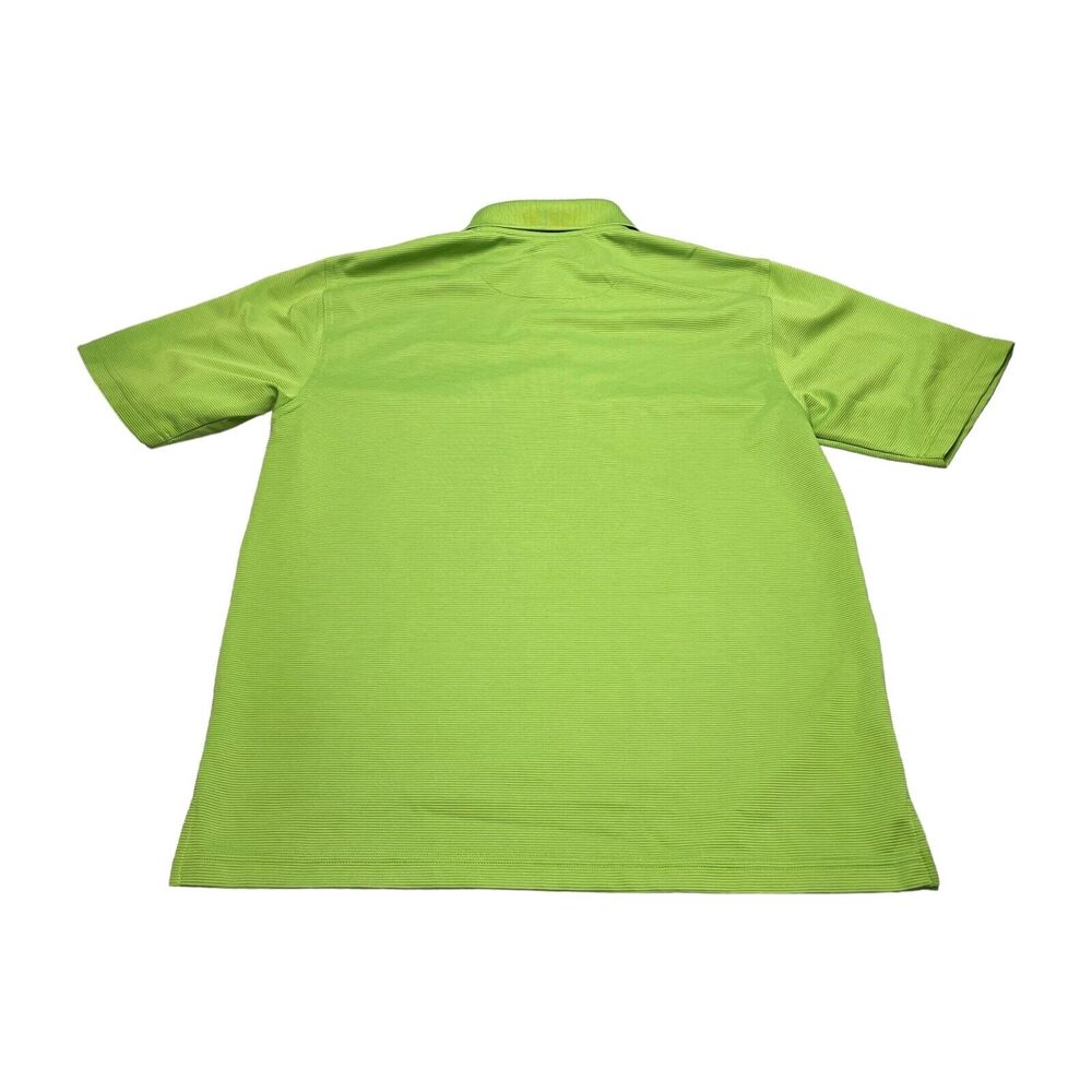 Grand Slam Polo Shirt Mens Medium Green 100% Polyester Golf Collared Performance - Picture 3 of 6